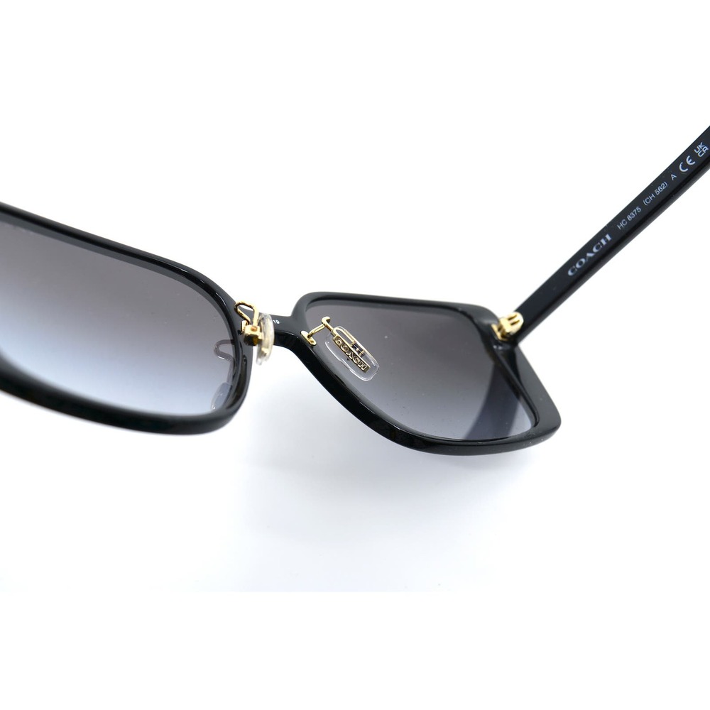 COACH HC8375 BLACK GREY GRADIENT AUTHENTIC SUNGLASSES - Picture 11 of 14